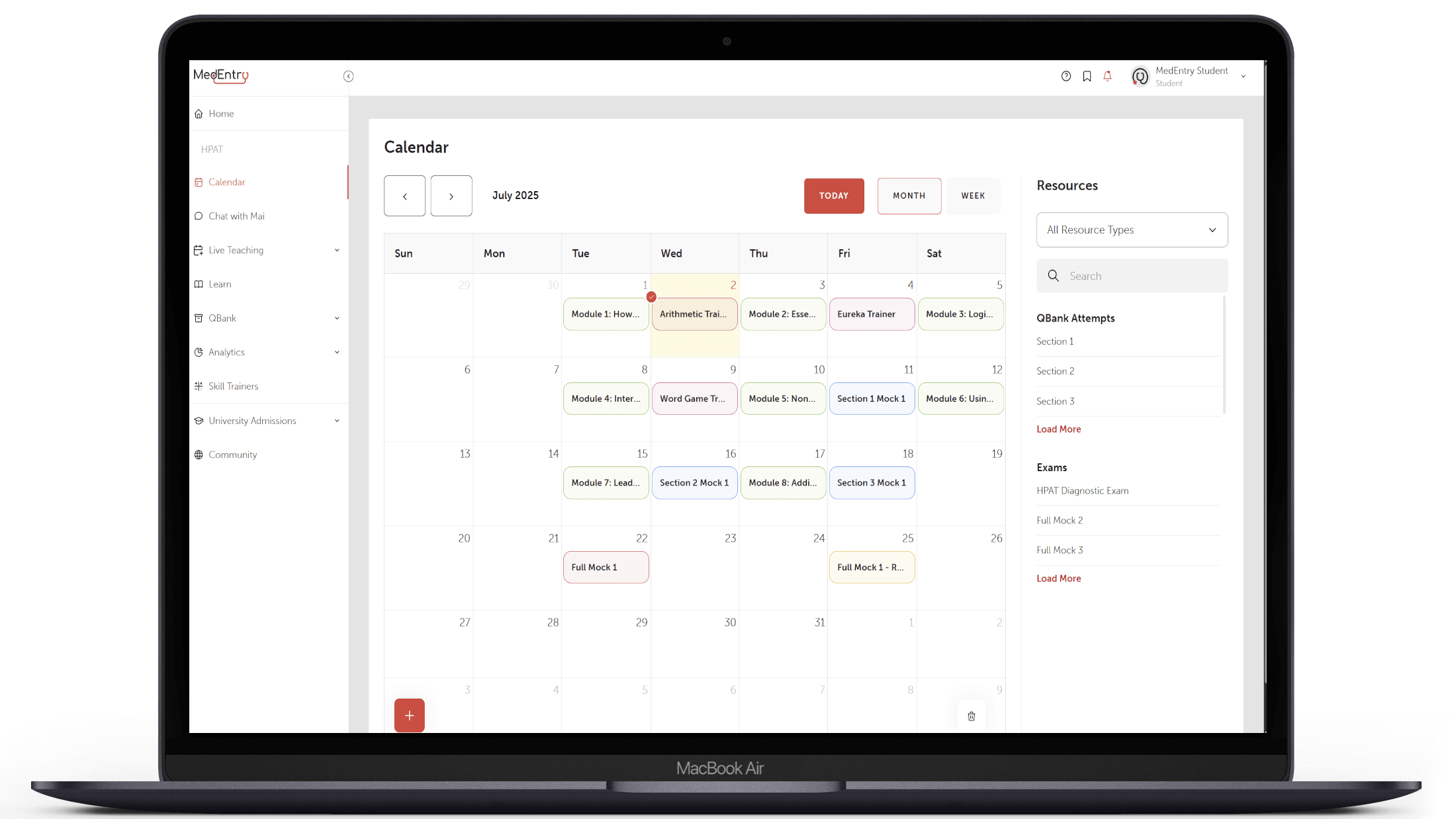 Interactive Study Planner